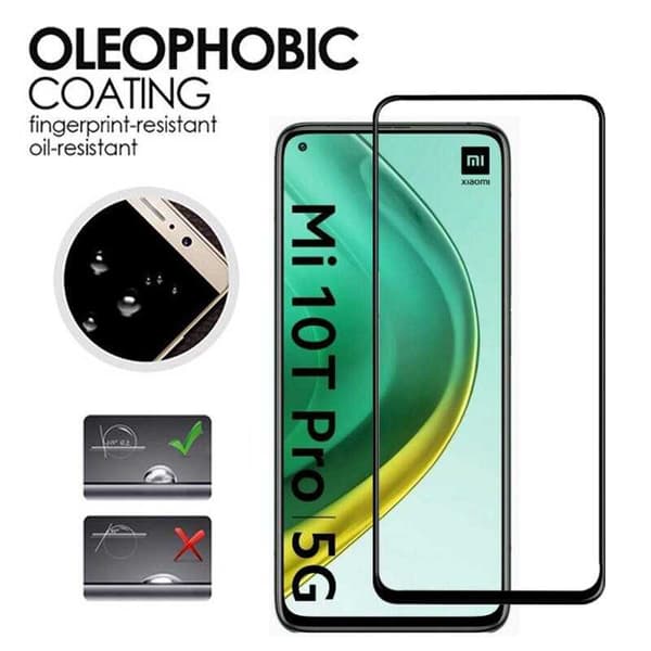 2-PACK Mi 10T / Mi 10T Pro Härdat Glas 0.26mm 2.5D 9H Fullframe