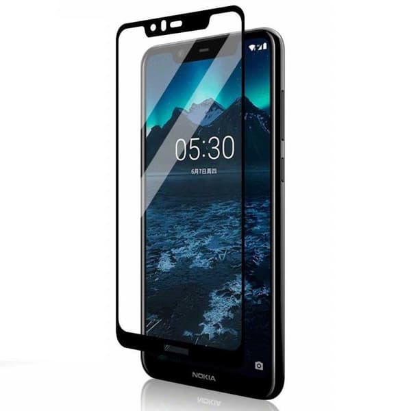 2-PACK Nokia 5.1 Härdat Glas 0.26mm 2.5D 9H Fullframe