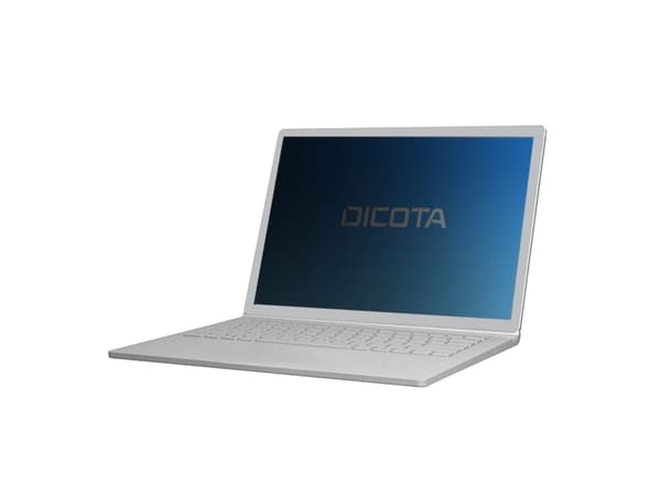 DICOTA personvernskjerm Latitude 14 7400 2-i-1,4-veis, svart, selvklebende
