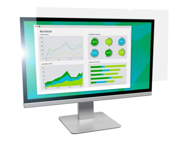 3M Anti-Glare-filter for 23.8" Monitors 16:9 - Antirefleksfilter for skjerm - 23.8" - blank