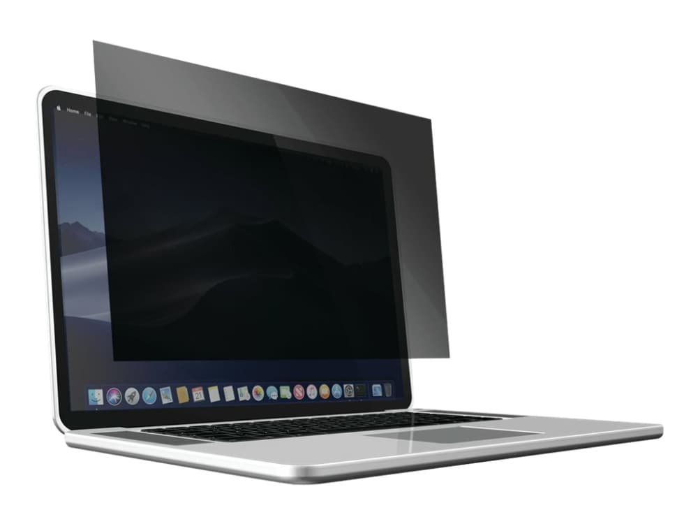 Kensington 626437, Notebook, Rammeløst skjermfilter, Svart, Polyetylentereftalat (PET), Anti-gjenskinn, Antireflekterende, Privatliv, LCD