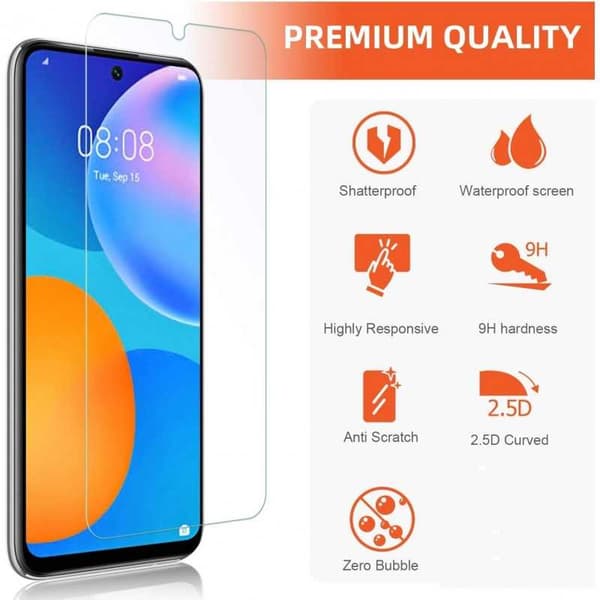 2-PACK P Smart 2021 karkaistu lasi 0,26mm 2,5D 9H