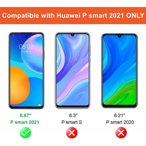 2-PACK P Smart 2021 karkaistu lasi 0,26mm 2,5D 9H