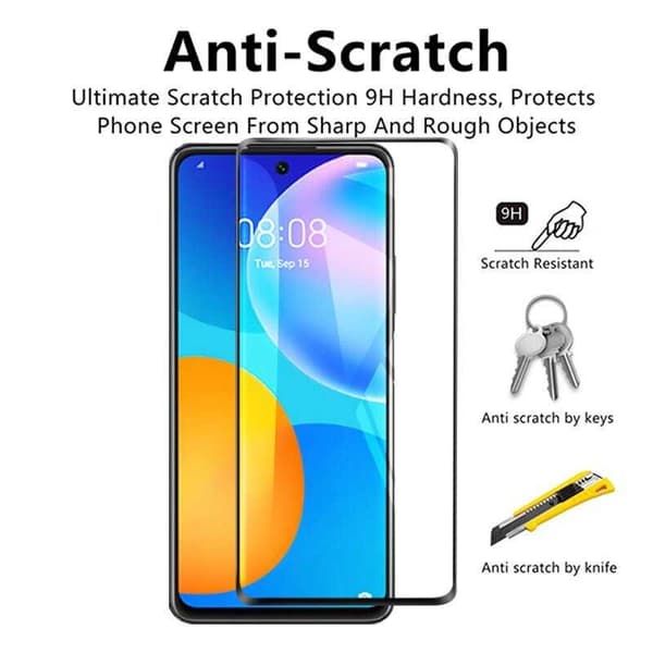 Huawei P Smart 2021 Hærdet glas 0,26mm 9H Fullframe