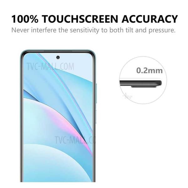 2-PAK Xiaomi Mi 10T Lite hærdet glas 0,26 mm 2,5D 9H