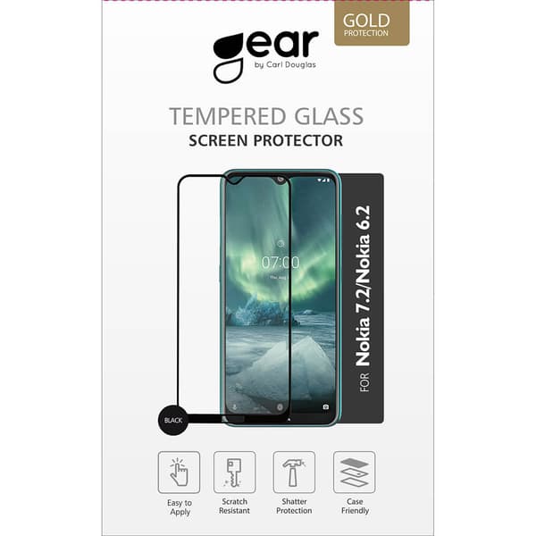 Härdat Glas 2,5D Full Cover Nokia 7.2