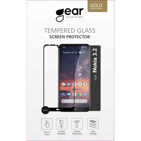 Härdat Glas 2,5D Full Cover Nokia 3.2