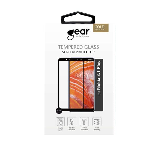 Hærdet Glas 2.5D Full Cover Nokia 3.1 Plus