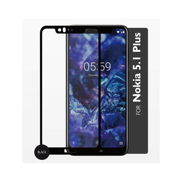 GEAR Herdet Glass 2,5D Full Cover Nokia 5.1 Plus