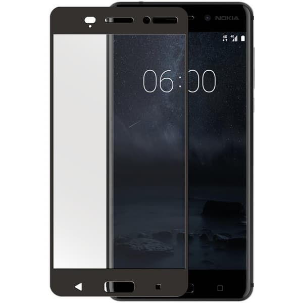 GEAR Herdet Glass 3D Full Cover Svart Nokia6 2017