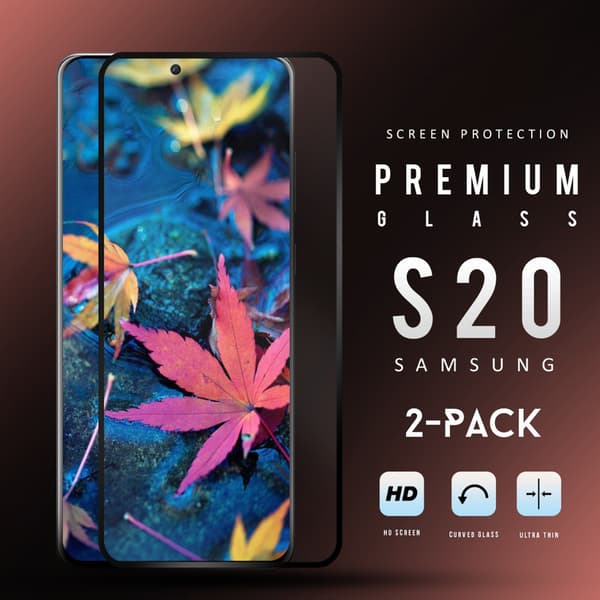 Samsung Galaxy S20 - Härdat Glas 9H - Super Kvalitet 3D Skärmskydd