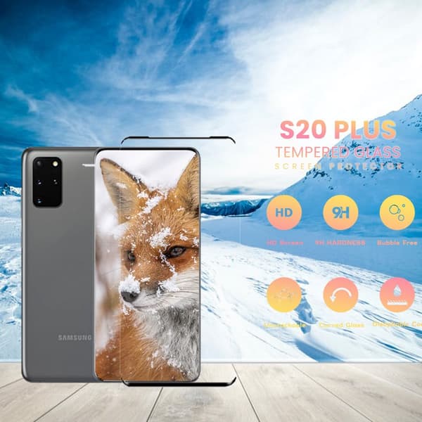 Skärmskydd Samsung S20 Plus härdat glas 3D 9H Top Kvalitet skärmskydd