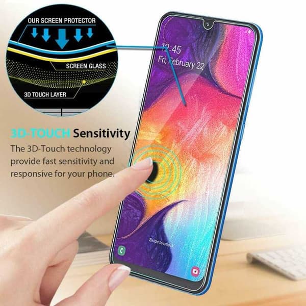 Samsung A02s Hærdet glas 0,26mm 2,5D 9H