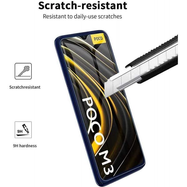 Xiaomi Poco M3 Härdat glas 0.26mm 2.5D 9H