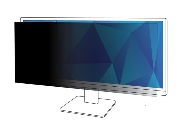 3M yksityisyyssuodatin 38 tuuma näytölle, 21:9, PF380W2B, 96,5 cm (38"), 21:9, Näyttö, Kehyksetön näytön yksityisyyssuodatin, Häikäisynesto, Yksityis
