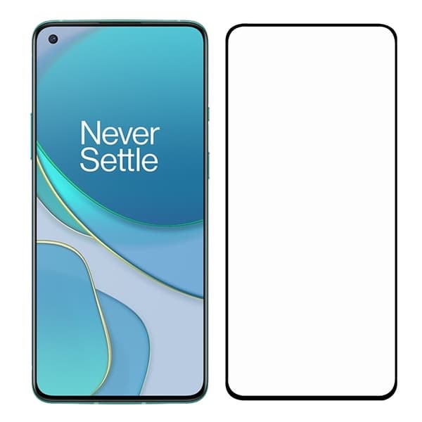 Skärmskydd i Härdat Glas för OnePlus 9 - Svart