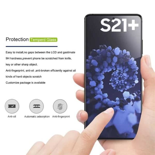 2-PACK Samsung S21 Plus Härdat glas 0.26mm 2.5D 9H