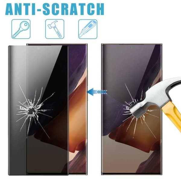 Samsung S21 Ultra Privacy FullFrame hærdet glas 0,26 mm 3D 9H