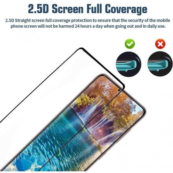 2-PACK Samsung S21 Plus Härdat Glas 0.26mm 9H Fullframe