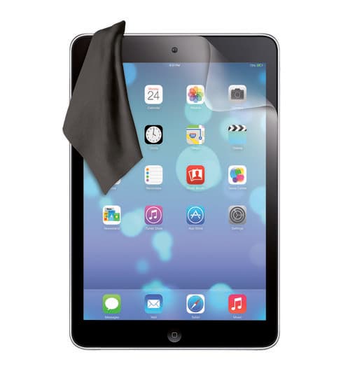 iPad Pro 10.5 (2017) / iPad Air (2019) skærmbeskytter med klud - gennemsigtig
