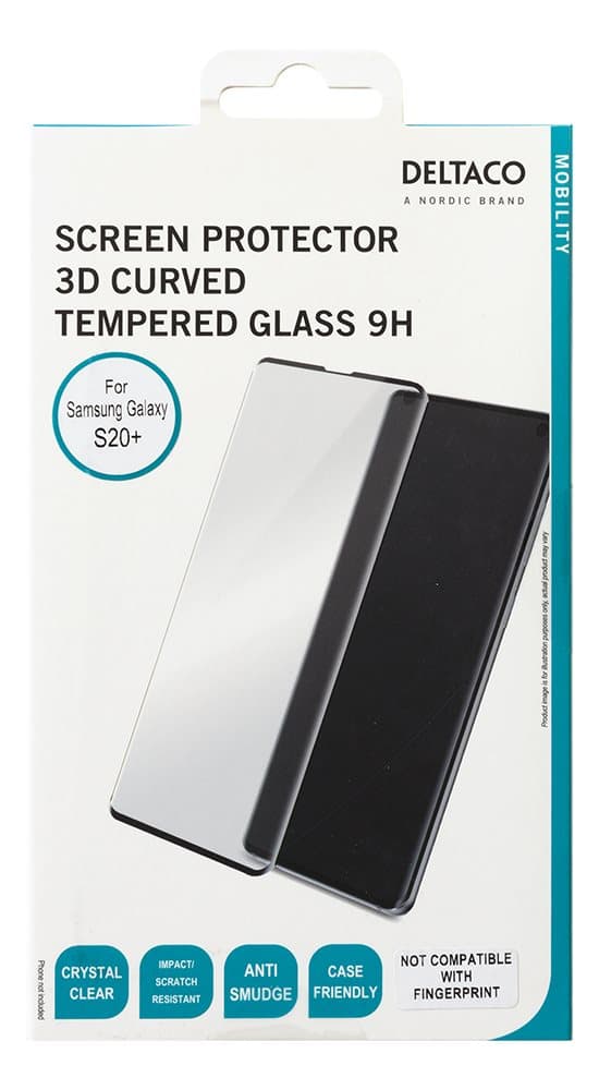 Screen protector, Samsung S20+, 3D curved glass