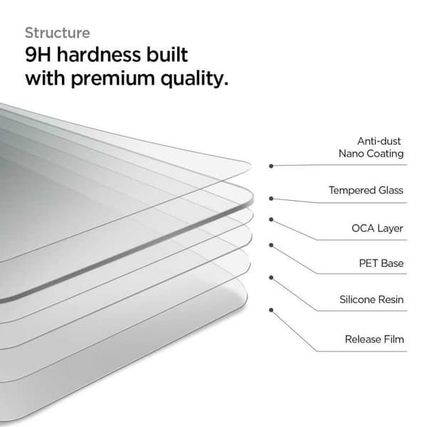 MacBook Pro 16" 2019-2020 hærdet glas 9H Spigen Glass FC