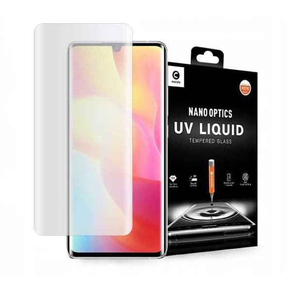 Xiaomi Mi Note 10 Lite Härdat Glas 9H Mocolo UV