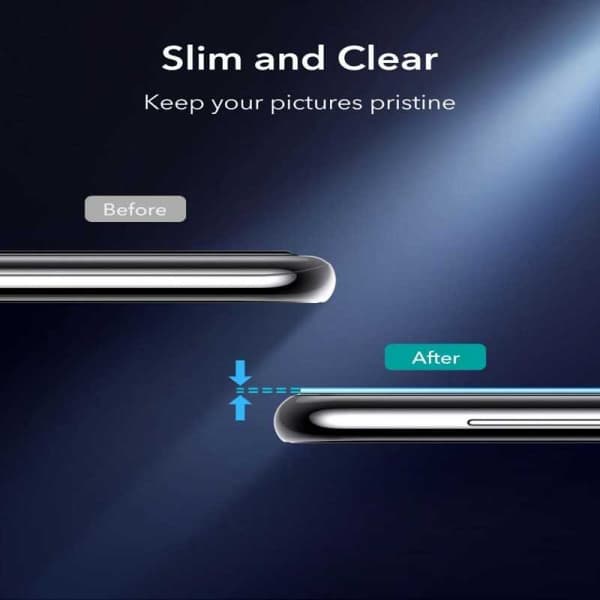 2-PACK Samsung S21 Plus kamerabeskyttelse ESR hærdet glas