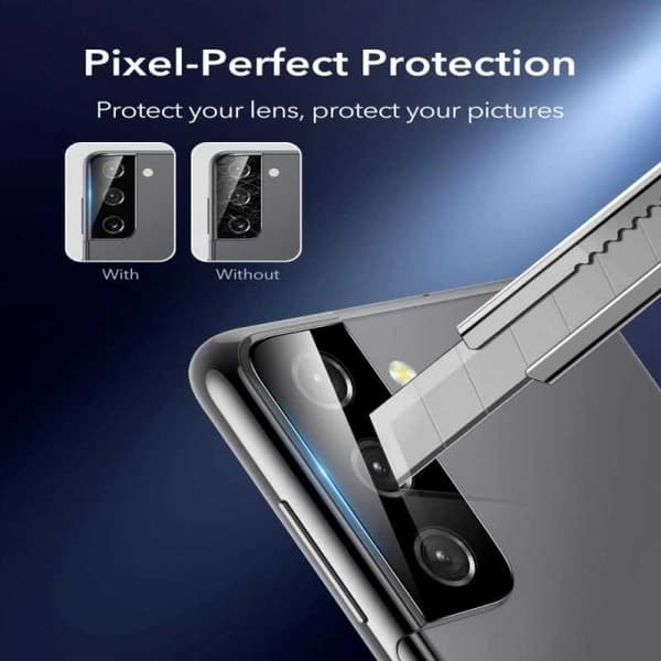 2-PACK Samsung S21 Plus kamerabeskyttelse ESR hærdet glas