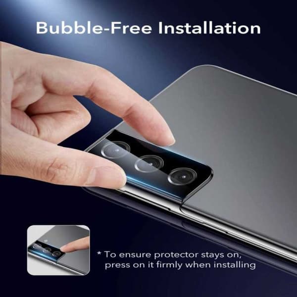 2-PACK Samsung S21 Plus kamerabeskyttelse ESR hærdet glas