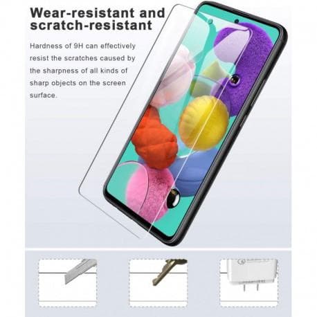 2-PACK Samsung A72 5G Härdat glas 0.26mm 2.5D 9H