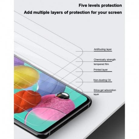 2-PACK Samsung A72 5G Härdat glas 0.26mm 2.5D 9H