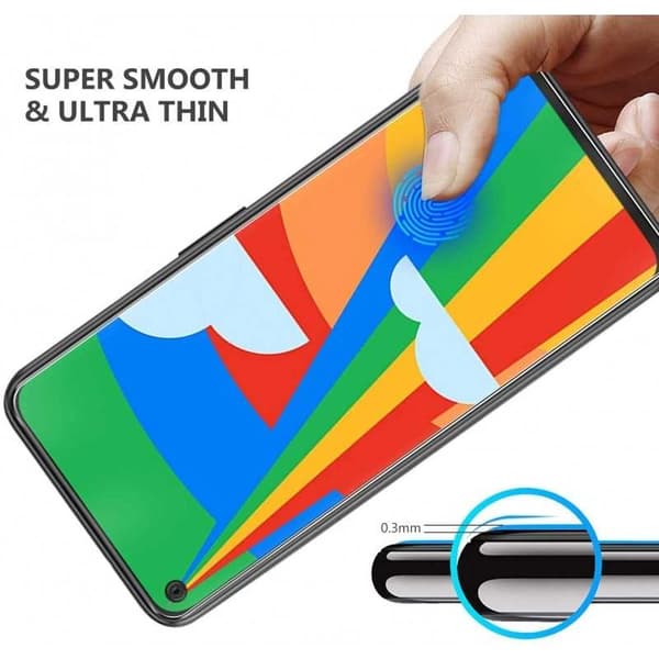 2-PACK Google Pixel 5 Härdat glas 0.26mm 2.5D 9H