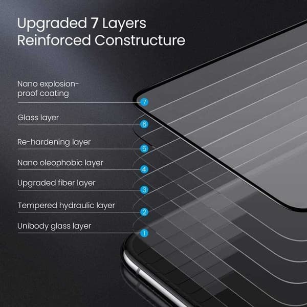 ROG Phone 5 Hærdet glas 0,26 mm 9H Fullframe