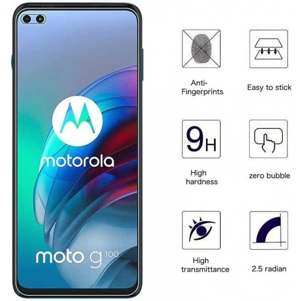 Motorola Moto G100 Hærdet glas 0,26mm 2,5D 9H