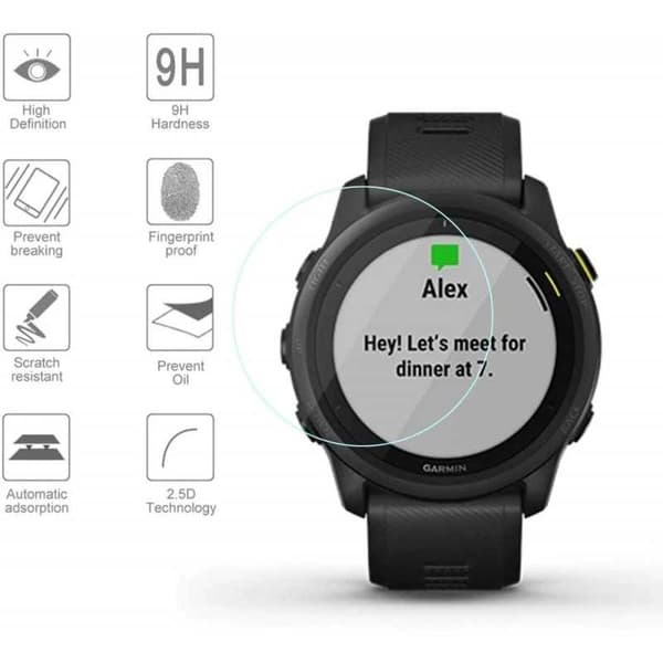 Garmin Forerunner 745 Härdat Glas 0.2mm 9H 2.5D