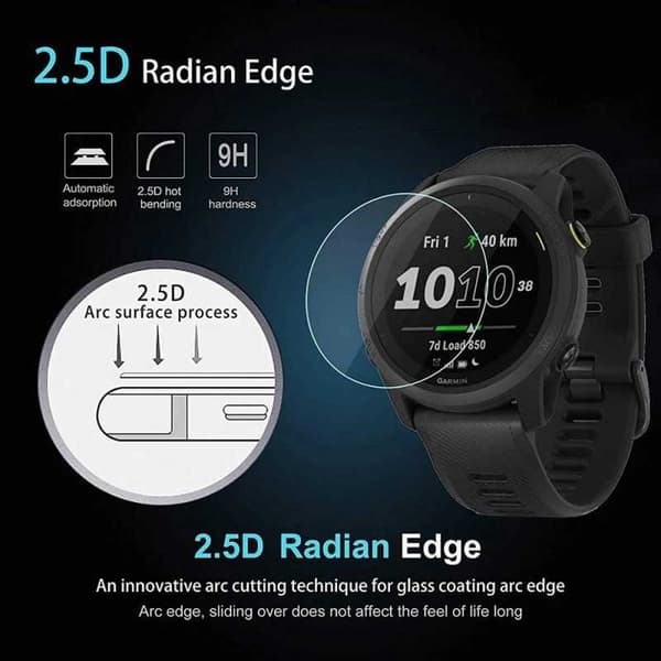 Garmin Forerunner 745 Härdat Glas 0.2mm 9H 2.5D