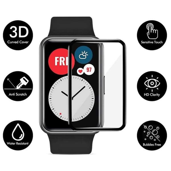 Huawei Watch Fit FullFrame 3D Härdat glas 0.26mm 9H