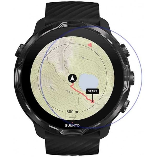 2-PAK Suunto 7 hærdet glas 0,2 mm 9H 2,5D