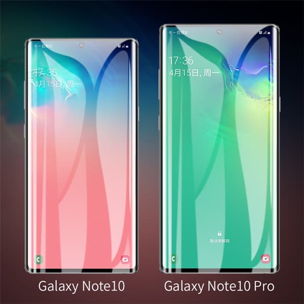 Samsung Galaxy Note 10 - Hærdet, buet beskyttelsesglas
