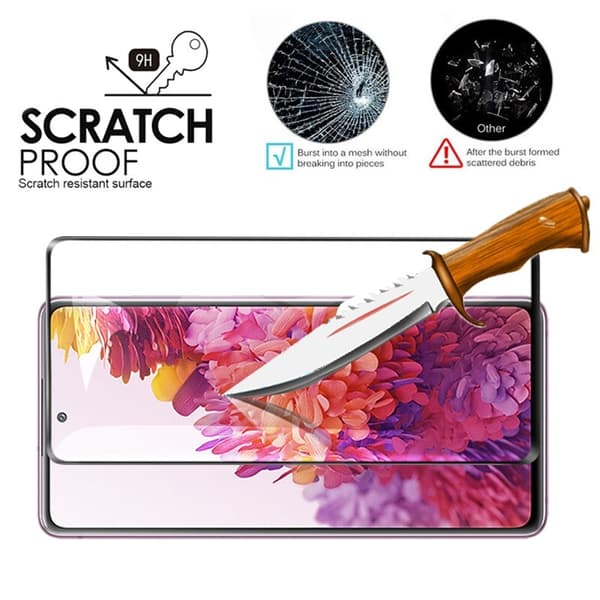 Samsung Galaxy S20 Plus - Heltäckande Härdat Skyddsglas