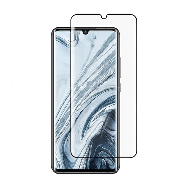 Xiaomi Mi Note 10 Lite - Fuldt cover med hærdet, buet beskyttelsesglas
