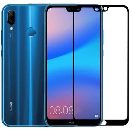 Huawei P20 - Fuldt cover hærdet beskyttelsesglas mod blåt lys