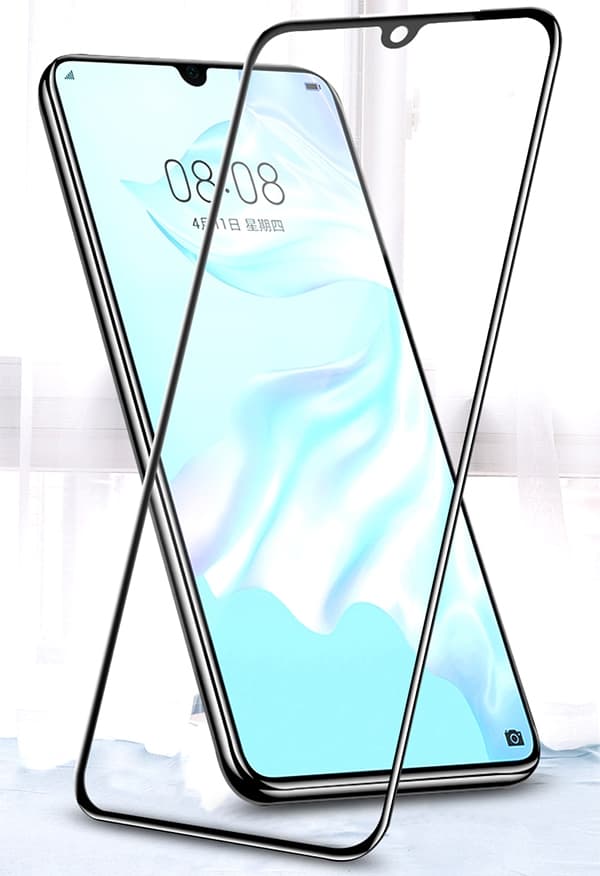 Huawei P30 - Fuldt dækkende hærdet beskyttelsesglas