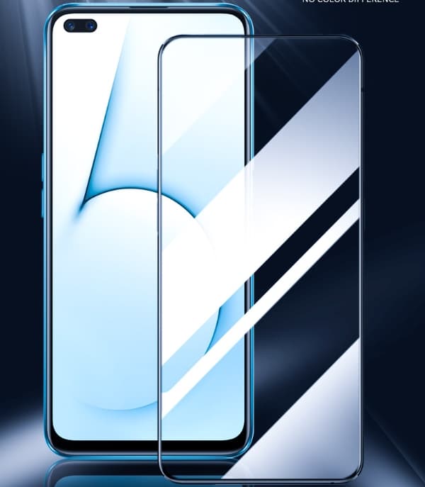 Realme X50 - Fuldt dækkende hærdet sikkerhedsglas