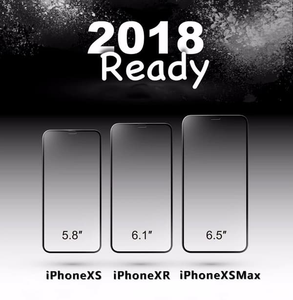 iPhone X / iPhone XS / iPhone XS Max / iPhone XR - Täyspeittävä karkaistu suojalasi liimalla