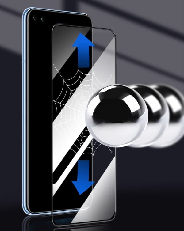 Realme X50 - Fuldt dækkende hærdet sikkerhedsglas
