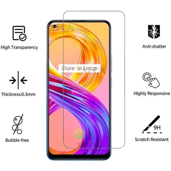 Realme 8 / 8 Pro Härdat glas 0.26mm 2.5D 9H