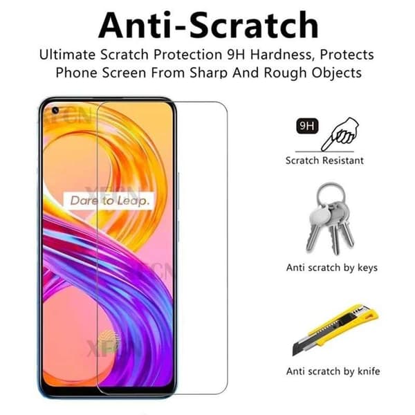 Realme 8 / 8 Pro Härdat glas 0.26mm 2.5D 9H