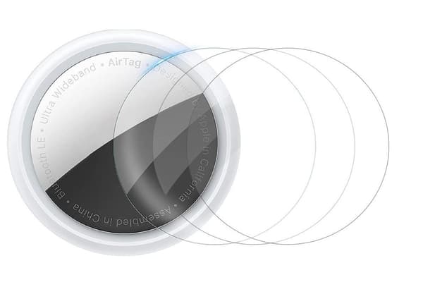 3-pakkaus Suojakalvo AirTag edessä ja takana - Suojaa naarmuilta
